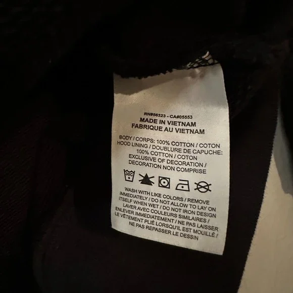 Nike Men's Air Jordan Pullover Cotton Hoodie Sportswear Black Size Large Sport - Picture 5 of 12